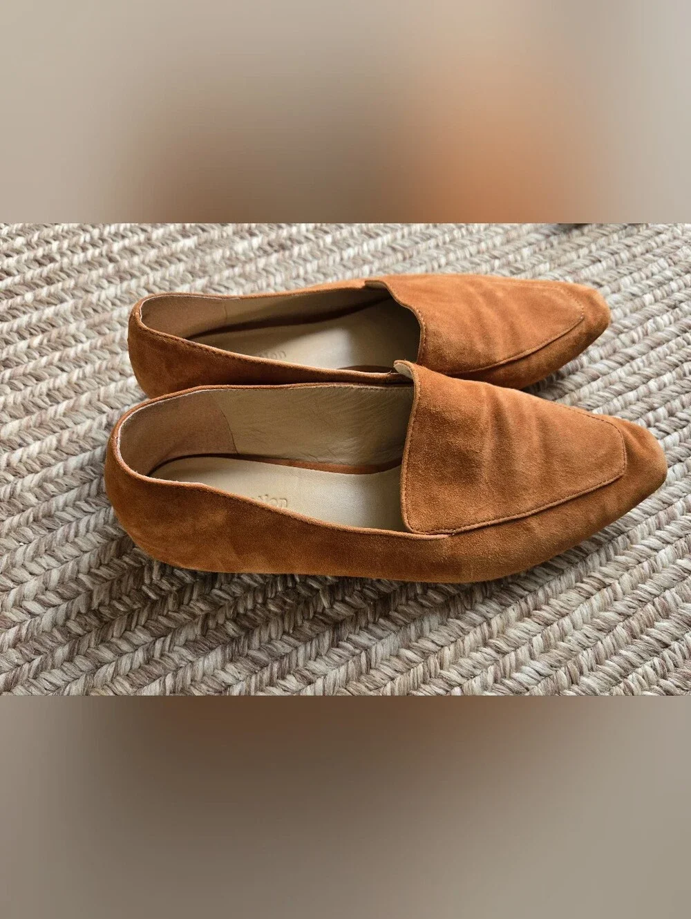 Reformation Brown Suede Loafers